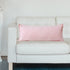 14" X 36" Light Blue 100% Cotton Zippered Pillow